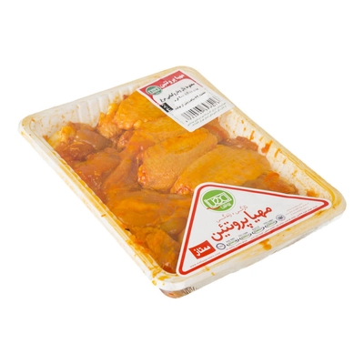 بال و بازو مرغ زعفرانی مهیا پروتئین 900 گرمی