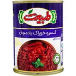 کنسرو خوراک بادمجان طبیعت 380 گرم