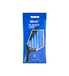 تیغ چندبار مصرف 2 لبه رابر گریپ سیلور 5 عددی