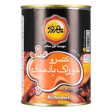 کنسرو خوراک بادمجان بهروز 380 گرم 