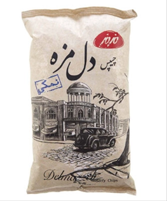 چیپس دل مزه نمکی مزمز 90 گرم