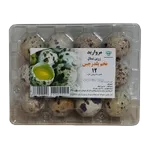 تخم بلدرچین زرین شمال 12 عدد