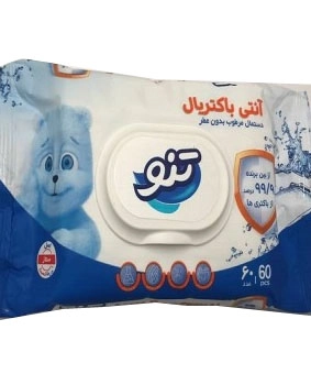 دستمال مرطوب تنو 60 عدد