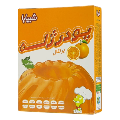 پودر ژله پرتقال شیبابا 100 گرم