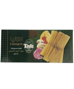 لازانیا تک ماکارون شیاردار 450 گرم
