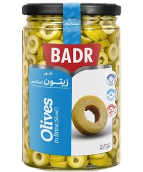 زیتون اسلایس بدر 630 گرم