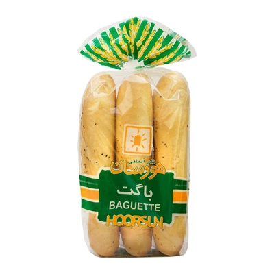 نان باگت کنجدی 3 عدد هورسان 455 گرمی