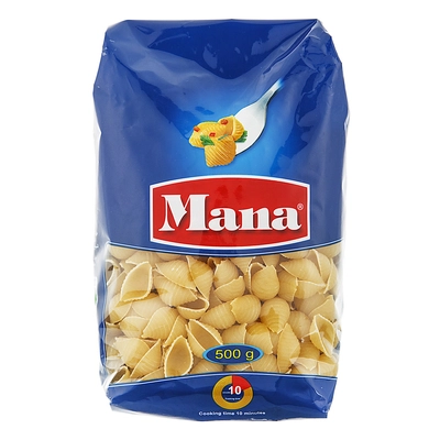  پاستا گوش ماهی بزرگ مانا 500 گرمی