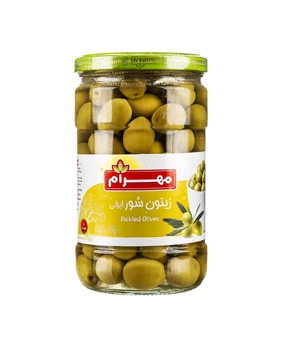 زیتون شور ایرانی مهرام با هسته 680 گرم