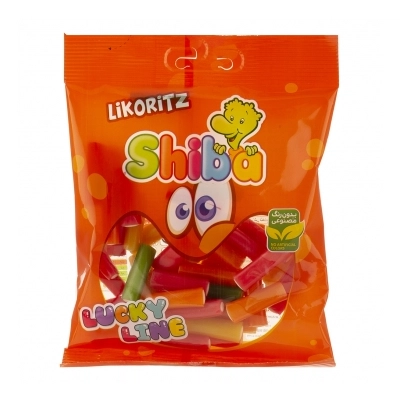 لیکوریتز مخلوط انگشتی ساده 140 گرمی شیبا