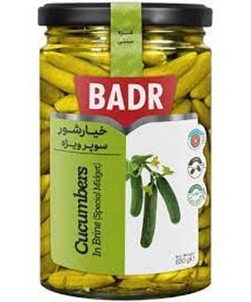 خیارشور سوپر ویژه بدر 630 گرم