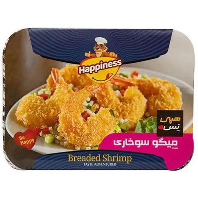 میگو سوخاری 70 درصد  هپی نس 300 گرم