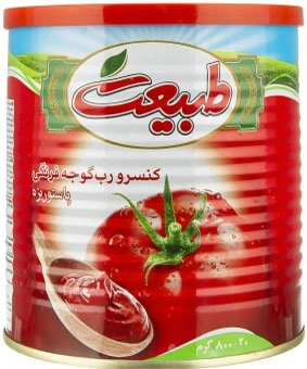 رب گوجه فرنگی طبیعت 800 گرم
