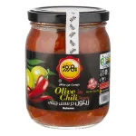 زیتون در سس چیلی بهروز 550 گرم 