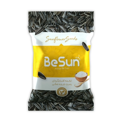 تخمه آفتابگردان نمکی 105 گرمی بی سان