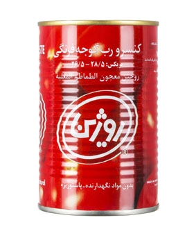 رب گوجه فرنگی روژین 400 گرم