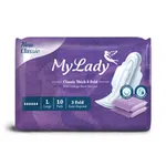 نواربهداشتی نیوکلاسیک بزرگ بنفش مای لیدی 10 عدد