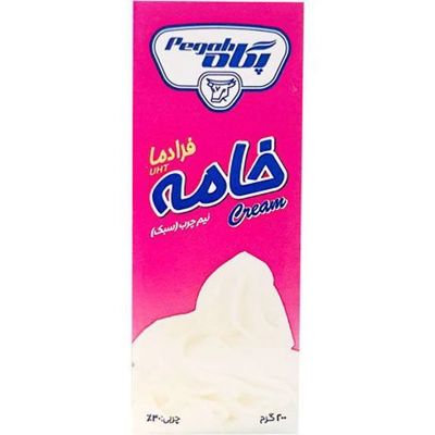 خامه ساده تتراپک پگاه 250 گرم