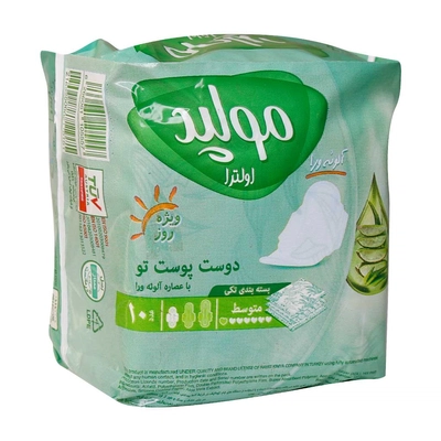 نوار بهداشتی اولترا مدیوم مولپد 10 عددی