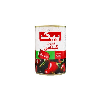 پیک کمپوت گیلاس 420 گرمی