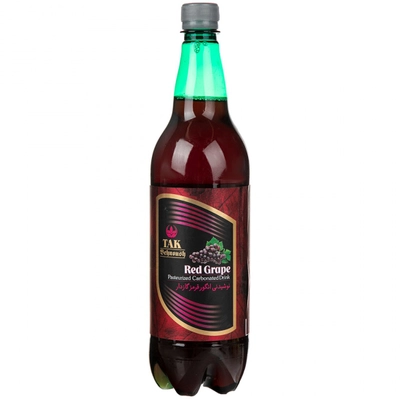 آبمیوه گاز دار تاک انگور قرمز بهنوش 1.5 لیتر