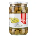 زیتون شور با هسته درشت شیشه بیژن 680 گرم