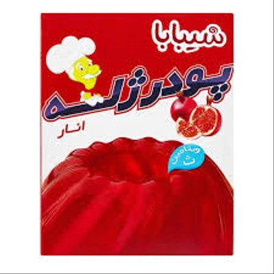 پودر ژله انار شیبابا 100 گرمی