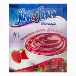 پودینگ فوری توت فرنگی فیت و فان 110 گرم