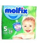پوشک مولفیکس سایز 5 بسته 28 عدد