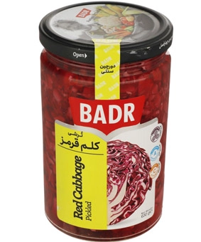 ترشی کلم قرمز بدر 630 گرم