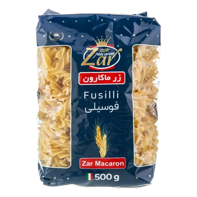 ماکارونی فرمی فوسیلی زر 500 گرم