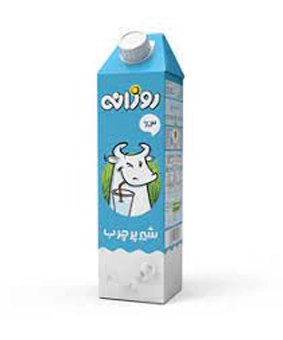 شیر روزانه پرچرب 1 لیتر