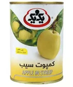 کمپوت سیب یک و یک 400 گرم
