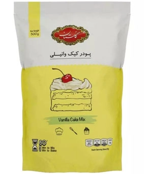 پودر کیک گلستان وانیلی 500 گرم